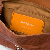 POSTINA® BABY IN PELLE STROPICCIATA BROWN VALLE DEL CASENTINO | Zanellato