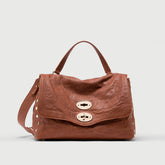 POSTINA® S IN PELLE STROPICCIATA BROWN VALLE DEL CASENTINO - Nuovi arrivi | Zanellato