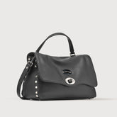POSTINA® S IN PELLE MARTELLATA BLACK NERO - Borse iconiche | Zanellato