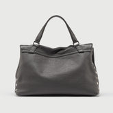 POSTINA® M IN PELLE MARTELLATA GREY VULCANO | Zanellato