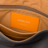 POSTINA® M IN PELLE MARTELLATA GREY VULCANO | Zanellato