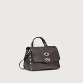 POSTINA® BABY IN PELLE MARTELLATA BROWN DOLCE AMARO - Mini Bag | Zanellato
