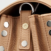 POSTINA® S IN PELLE MARTELLATA BROWN CANTUCCI | Zanellato