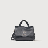 POSTINA® BABY IN PELLE MARTELLATA DARK NAVY - Mini Bag | Zanellato