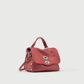 POSTINA® BABY IN PELLE MARTELLATA RED RADICCHIO DI TREVISO - Mini Bag | Zanellato