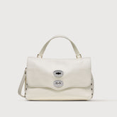POSTINA® S IN PELLE MARTELLATA BIANCO LATTE - Borse iconiche | Zanellato