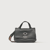 POSTINA® BABY IN PELLE MARTELLATA BLACK NERO - Borse iconiche | Zanellato
