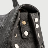 POSTINA® M IN PELLE MARTELLATA GREY VULCANO | Zanellato