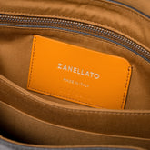 POSTINA® M IN PELLE MARTELLATA GREY VULCANO | Zanellato