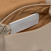 POSTINA® M IN PELLE MARTELLATA GREY CRETA | Zanellato