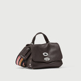 POSTINA® BABY IN PELLE MARTELLATA BROWN DOLCE AMARO - Mini Bag | Zanellato