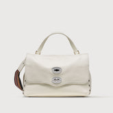 POSTINA® S IN PELLE MARTELLATA BIANCO LATTE - Borse iconiche | Zanellato