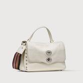 POSTINA® S IN PELLE MARTELLATA BIANCO LATTE - Borse iconiche | Zanellato