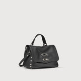 POSTINA® BABY IN PELLE LISCIA BLACK LAVAGNA - Mini Bag | Zanellato