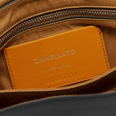 POSTINA® S IN PELLE LISCIA BLACK LAVAGNA | Zanellato