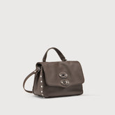 POSTINA® BABY IN PELLE LISCIA BROWN GIANDUIOTTO - Mini Bag | Zanellato