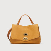 POSTINA® S IN NABUK BROWN BRANDY - Borse in Pelle Nabuk | Zanellato
