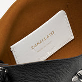 LETTERA® S IN PELLE MARTELLATA BLACK NERO | Zanellato