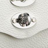 POSTINA® SBABY IN PELLE LAMINATA WHITE LATTE | Zanellato