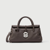 DOTTA® S IN PELLE MARTELLATA BROWN CASTEL DEL MONTE - Dotta® | Zanellato