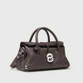 DOTTA® S IN PELLE MARTELLATA BROWN CASTEL DEL MONTE - Dotta® | Zanellato
