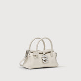 DOTTA® BABY IN PELLE MARTELLATA WHITE D'ALBA - Mini Bag | Zanellato