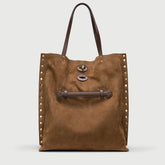 A' SPASSO® M IN NABUK BROWN TARTUFO DI NORCIA - Tote Bag | Zanellato