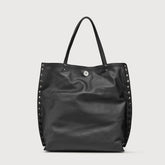 A' SPASSO® M IN PELLE LISCIA BLACK LAVAGNA - Tote Bag | Zanellato