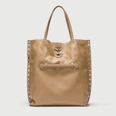 A' SPASSO® M IN PELLE LISCIA GREY TIMO DI RAVENNA - Tote Bag | Zanellato