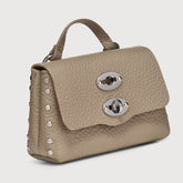 POSTINA® WALLET IN PELLE MARTELLATA GREY CRETA | Zanellato