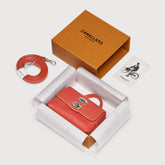 POSTINA® WALLET IN PELLE MARTELLATA RED REGGIANA | Zanellato