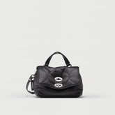 POSTINA® BABY IN TESSUTO BLACK LIQUIRIZIA - Borse in Pelle e Tessuto | Zanellato