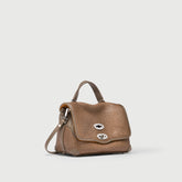 POSTINA® BABY IN PELLE STAMPATA GREY OSTIA ANTICA - Mini Bag | Zanellato