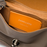POSTINA® BABY IN PELLE STAMPATA GREY OSTIA ANTICA | Zanellato