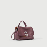 POSTINA® BABY IN PELLE STAMPATA RED CHIANTI - Mini Bag | Zanellato