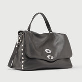 POSTINA® M IN PELLE MARTELLATA GREY VULCANO - Postina® | Zanellato