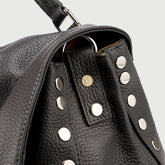 POSTINA® M IN PELLE MARTELLATA GREY VULCANO | Zanellato