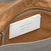 POSTINA® M IN PELLE MARTELLATA GREY MONTEBIANCO | Zanellato