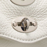POSTINA® BABY IN PELLE MARTELLATA BIANCO LATTE | Zanellato