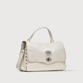 POSTINA® S IN PELLE MARTELLATA BIANCO LATTE - Borse iconiche | Zanellato