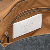 POSTINA® M IN PELLE MARTELLATA BLACK NERO | Zanellato