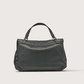 POSTINA® S IN PELLE MARTELLATA BLACK NERO | Zanellato