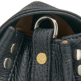 POSTINA® S IN PELLE MARTELLATA BLACK NERO | Zanellato