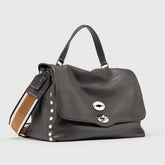 POSTINA® M IN PELLE MARTELLATA GREY VULCANO - Postina® | Zanellato