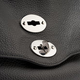 POSTINA® M IN PELLE MARTELLATA GREY VULCANO | Zanellato