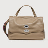 POSTINA® M IN PELLE MARTELLATA GREY CRETA | Zanellato