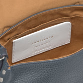 POSTINA® BABY IN PELLE MARTELLATA DARK NAVY | Zanellato
