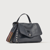 POSTINA® S IN PELLE MARTELLATA DARK NAVY - Borse iconiche | Zanellato