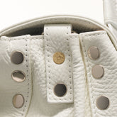 POSTINA® M IN PELLE MARTELLATA BIANCO LATTE | Zanellato