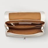 POSTINA® S IN PELLE MARTELLATA BIANCO LATTE | Zanellato